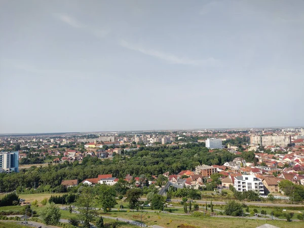 Vista Aérea Cidade Oradea Roménia Julho 2023 — Fotografia de Stock