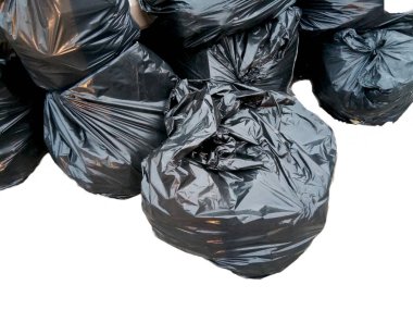 Bags full of garbage and waste