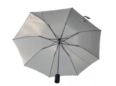 Beyaz arkaplanda şemsiye izole