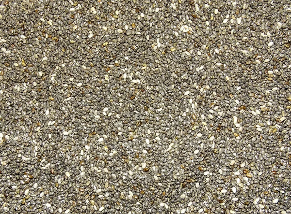Lots Chia Seeds Chia Seeds Background Stock Photo