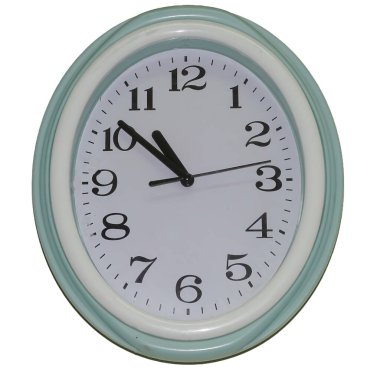 Saat beyaz arkaplanda izole edildi