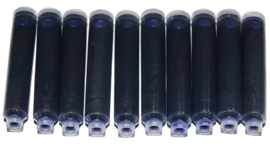 Kalem mürekkebi beyaza izole edilmiş