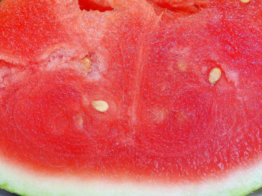 Yazın taze karpuz. makro görünüm