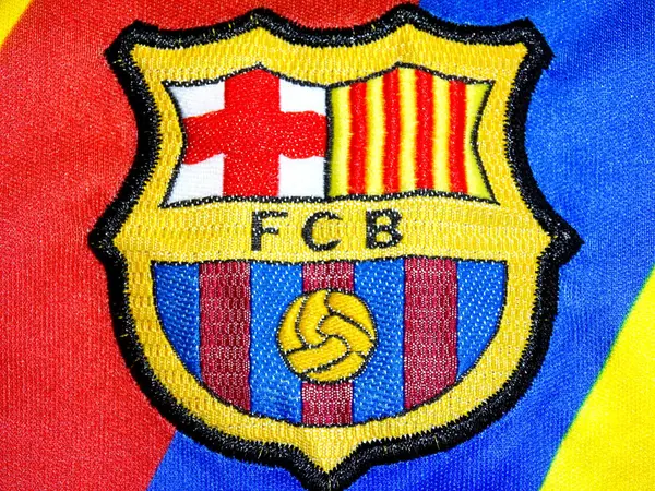 Baia Mare, Romanya - 30 Ağustos 2024: FC Barcelona kulüp logosu