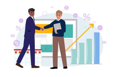 İllüzyon, iki profesyonel arasında belirleyici bir ortaklık anını yakalar. Sağlam bir tokalaşmayla, başarılı bir anlaşmayı ya da anlaşmayı sembolize eder..