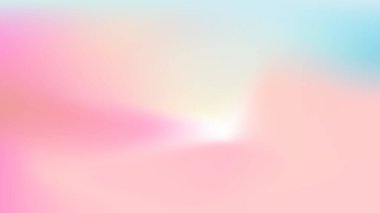 Pastel pembe ve mavi gradyan, yumuşak soyut bulanık, minimal dijital arkaplan, modern havadar dekor, vektör sanatı