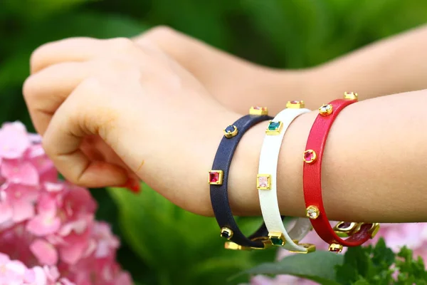 best selling men and women colorful luck gold silver bracelets