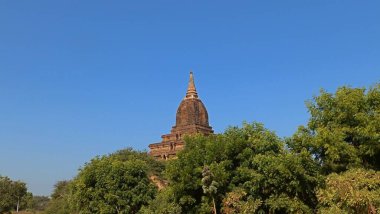Bagan, Myanmar (Burma) yakınlarındaki Pagan Krallığı harabeleri)