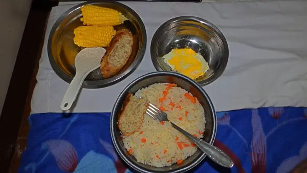 indian traditional food in a plate