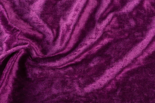 Schöne Lila Seidensatin Hintergrund Weiche Falten Auf Einem Glänzenden Stoff — Stockfoto