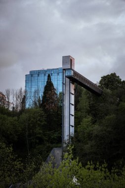 Lüksemburg 'un Pfaffenthal bölgesindeki Pfaffenamik asansör, Lüksemburg Grandükü' nün başkentidir.