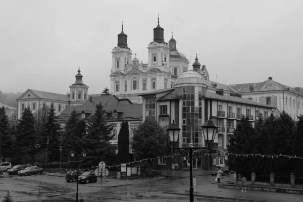 Het Historische Deel Van Oude Stad Kathedraal Van Transfiguratie Grote — Stockfoto