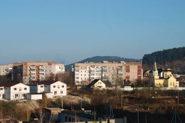 Vista Desde Ventana Ciudad — Foto de Stock