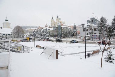 Eski şehrin tarihi kısmı. Dönüşüm Katedrali. Büyük kilise.