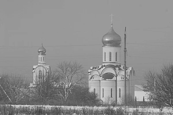 Εκκλησία Στις Προεξοχές Εκκλησία Του Ιωάννη Του Προδρόμου — Φωτογραφία Αρχείου