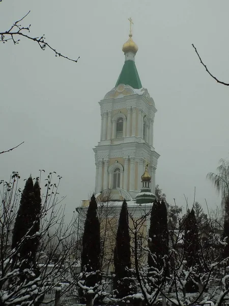 Monasheskyy Edificio Monastero Dell Epifania Grande Chiesa — Foto Stock