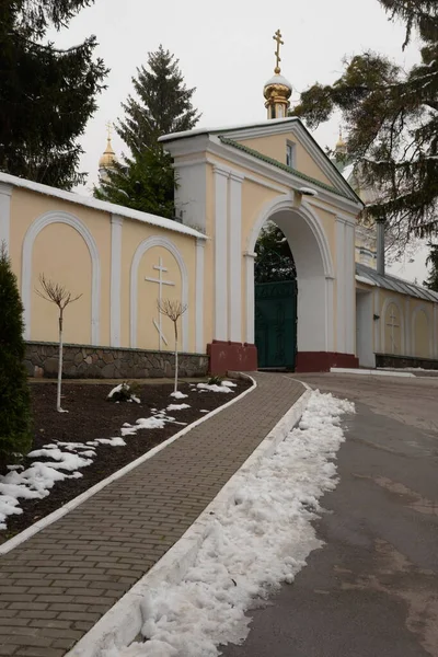Monasheskyy Edificio Epifanía Monasterio Gran Iglesia — Foto de Stock