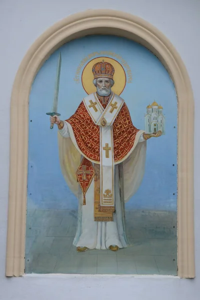 Icoana Sfântului Nicolae — Fotografie, imagine de stoc