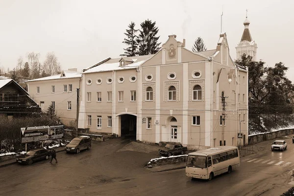 Den Historiska Delen Den Gamla Staden Monasheskyy Byggnad Epiphany Monastery — Stockfoto