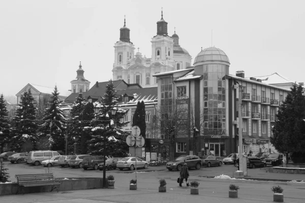 Historic Part Old Town Cathedral Transfiguration Great Church — Zdjęcie stockowe