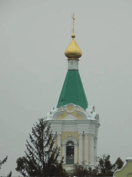 Monasheskyy Building Epiphany Monastery Great Church — стокове фото