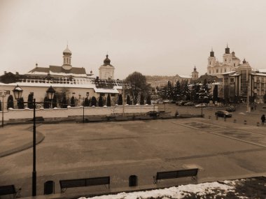 Eski kasabanın kiliseleri, kilise, eski, şehir, büyük, eski. Şekil Değiştirme Katedrali ve Aziz Nicholas Katedrali          