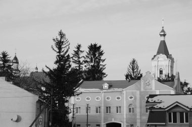 Eski şehrin tarihi kısmı. Epifani Manastırı 'nı inşa eden manastır. Büyük eski ortodoks kilisesi.