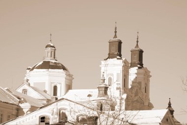 Eski şehrin tarihi kısmı. Dönüşüm Katedrali. Büyük kilise.