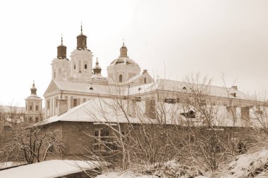 Eski şehrin tarihi kısmı. Dönüşüm Katedrali. Büyük kilise.
