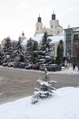 Eski şehrin tarihi kısmı. Dönüşüm Katedrali. Büyük kilise.