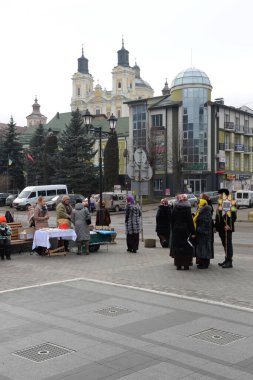 Eski şehrin tarihi kısmı. Dönüşüm Katedrali. Büyük kilise.