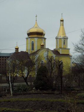 Church on the outskirts.Church of the Holy Martyr Tatiana.New church          