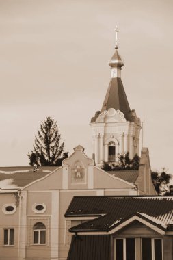 Eski şehrin tarihi kısmı. Epifani Manastırı 'nı inşa eden manastır. Büyük eski ortodoks kilisesi.