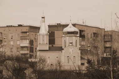 Church on the outskirts.Church of the Holy Martyr Tatiana.New church