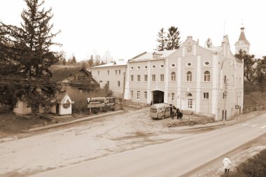 Eski şehrin tarihi kısmı. Epifani Manastırı 'nı inşa eden manastır. Büyük eski ortodoks kilisesi.