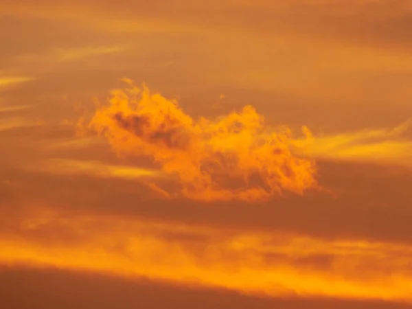 Вечернее Облачное Небо Закат — стоковое фото
