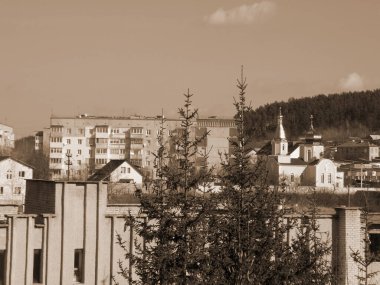 Church on the outskirts.Church of the Holy Martyr Tatiana.New church          