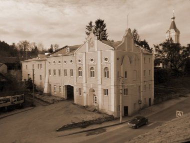 Eski şehrin tarihi kısmı. Epifani Manastırı 'nı inşa eden manastır. Büyük eski ortodoks kilisesi.          