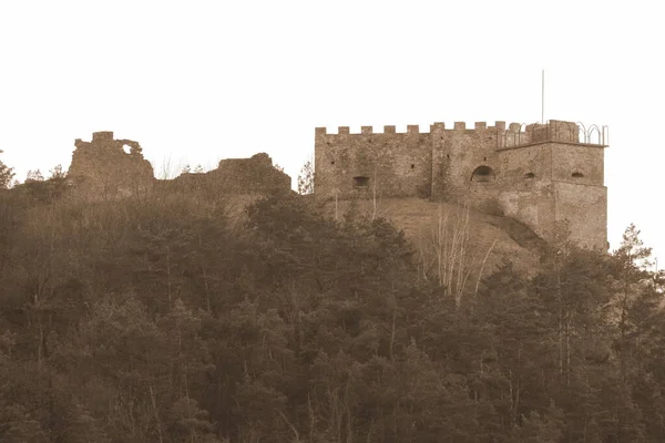 Общий Вид Замкового Холма — стоковое фото