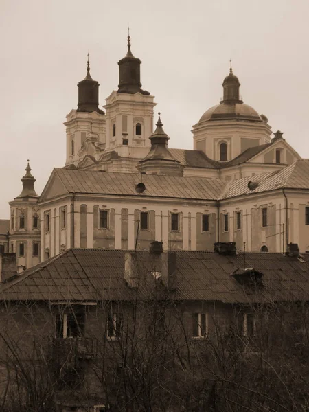 Eski Şehrin Tarihi Kısmı Dönüşüm Katedrali Büyük Kilise — Stok fotoğraf