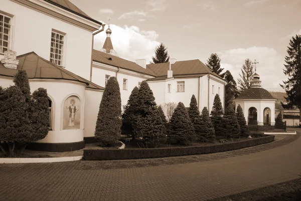 Monasheskyy Building Epiphany Monastery Great Church — стокове фото