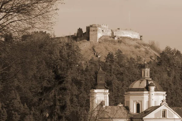 Castle Hill Dönüşüm Katedrali Nin Genel Görünümü — Stok fotoğraf