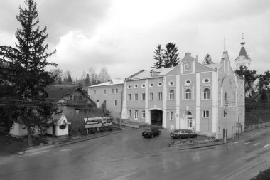 Eski şehrin tarihi kısmı. Epifani Manastırı 'nı inşa eden manastır. Büyük eski ortodoks kilisesi.