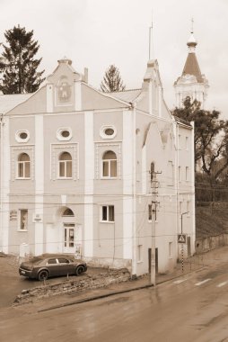 Eski şehrin tarihi kısmı. Epifani Manastırı 'nı inşa eden manastır. Büyük eski ortodoks kilisesi.