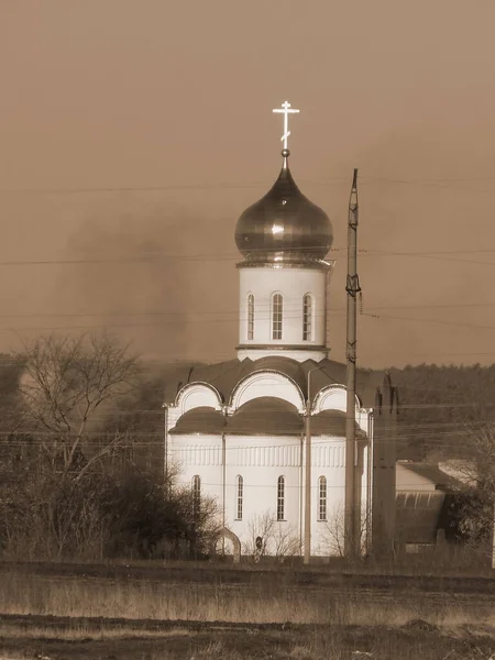 郊外の教会聖 バプテスト教会のジョン — ストック写真