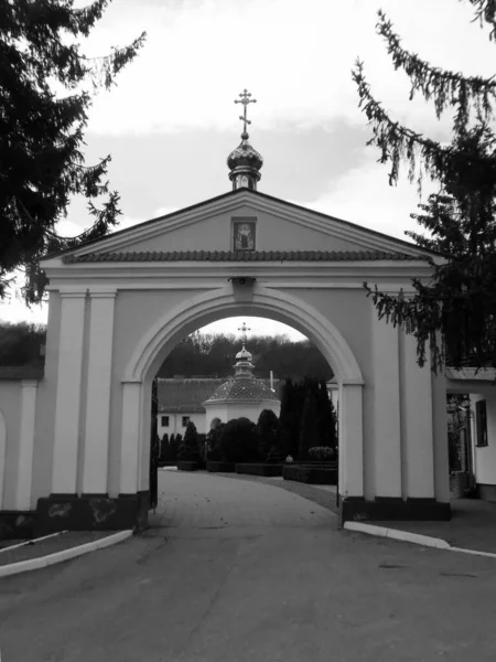 Monasheskybyggnaden Epiphany Monastery Great Kyrka — Stockfoto