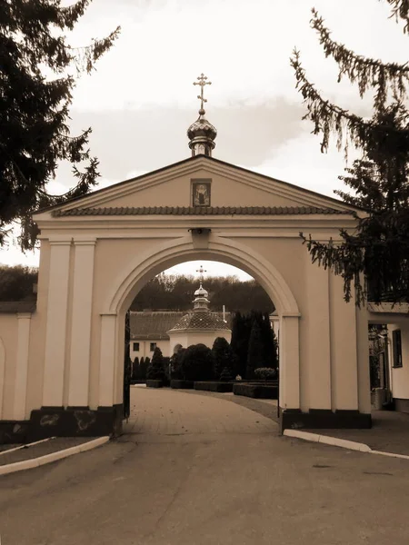 Monasheskybyggnaden Epiphany Monastery Great Kyrka — Stockfoto