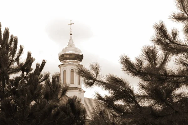 stock image St. Nicholas Cathedral (Franciscan Monastery).Old great church 