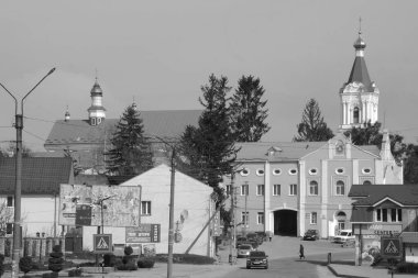 Eski şehrin tarihi kısmı. Epifani Manastırı 'nı inşa eden manastır. Büyük eski ortodoks kilisesi.