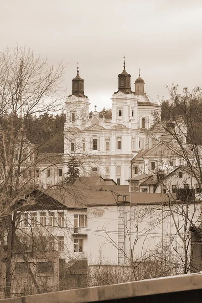 Historic Part Old Town Cathedral Transfiguration Great Church — Stok Foto